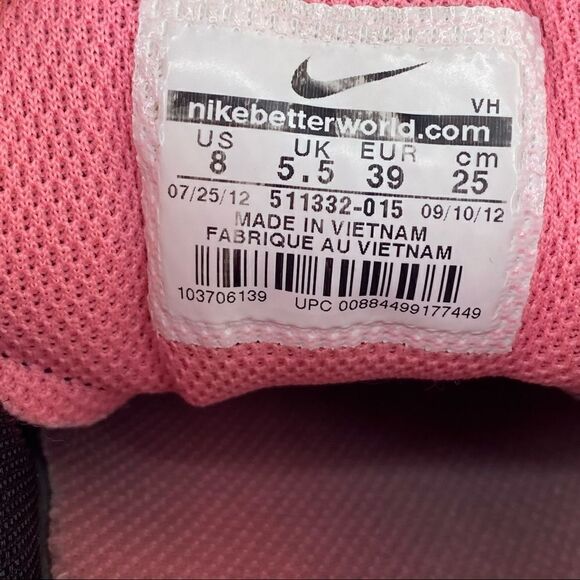 Nike Flex Trainer 2 TR2 Women’s Running Shoes Black Pink Size 8 511332-015 - Picture 11 of 11